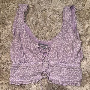 Lilac floral top